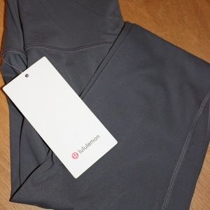 New Lululemon Align Pant 25" Dark Carbon Size 8